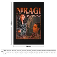 Niragi Alice In Borderland Throw Blanket valentine gift ideas Flannels Blankets 2