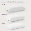 Harmony Pillow - Standard Low, Greatest Pillow Ever Invented, 360º Hex Grid & Talalay Latex Core - No Pressure Support, Stays Co 4