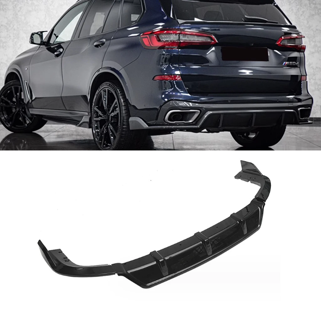 

Диффузор для заднего бампера автомобиля, спойлер, разветвитель для губ, защита для заднего бампера для BMW X5 G05 M-Pack Pre-LCI 2019 2020 2021 2022