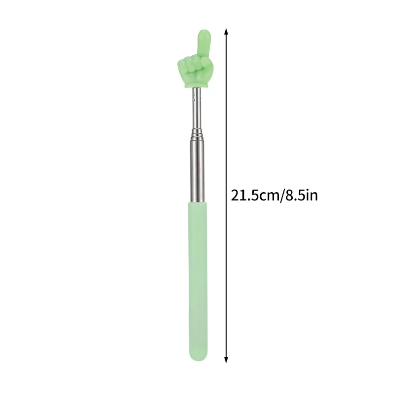 Sınıf Eğitimi İçin Dokunsal Kavramalı Uzatılabilir Uzunlukta Geri Çekilebilir Öğretmen İşaretçisi Eğitim Öğretim Yardımı Komut Aracı