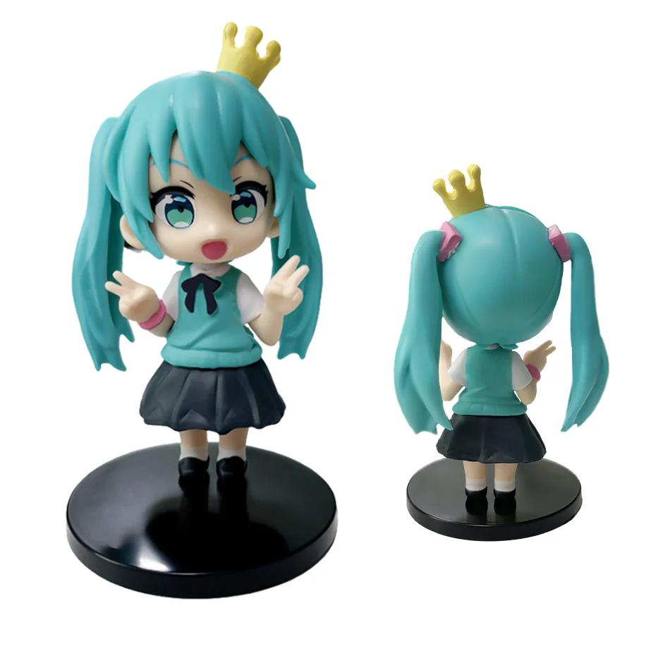 Hatsune Miku Q Edition Series Handmade Blind Box Toys - Set of 6, Perfect for Birthday, Halloween, and Christmas Gifts
