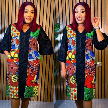 Ngozi Ankara Dashiki Gown