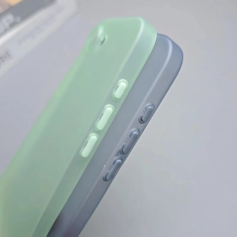 UltraThin Frosted Translucent Soft Case - Solid Color Clear Matte with Anti-Fingerprint Finish