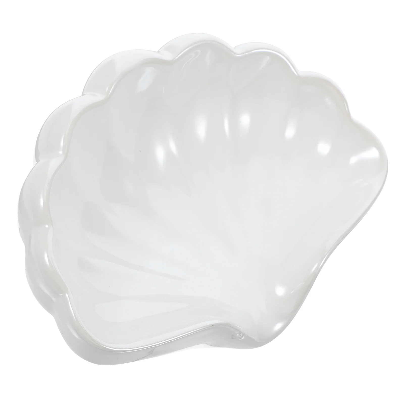 

Shell Soap Dish Holder Bathroom Ceramic Sponge for Sink Cute Bar Shower Self Draining Dishes