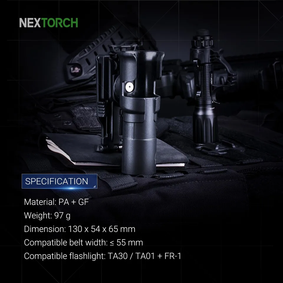 NEXTORCH TA20 【ほぼ未使用品】 NEXTORCH 懐中電灯 フラッシュライト TA20+FR-1リング付き FLASH