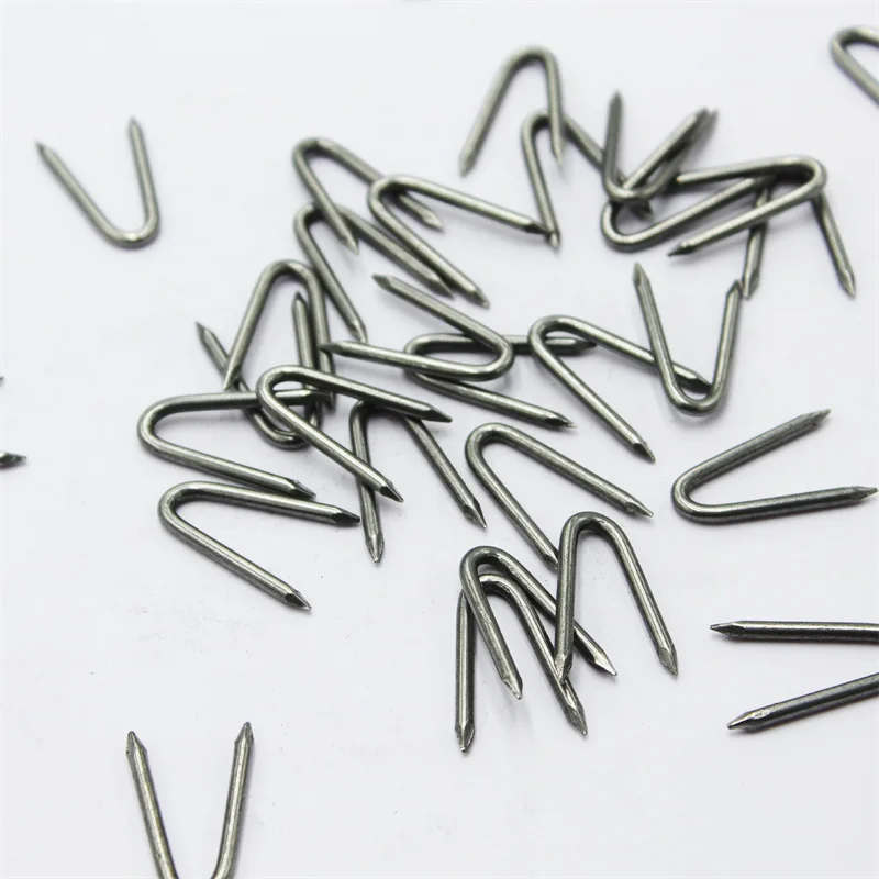 //V1 Inch //U Nail Nail /1.2 Nails/Inch /6 Points Riding Nails/Bent Nails Iron Nails