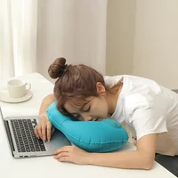 Ergonomic Inflatable Pillow Massage Pillow for Camping Backpacking Travel Sleeping Neck Air Lumbar Pillow 1