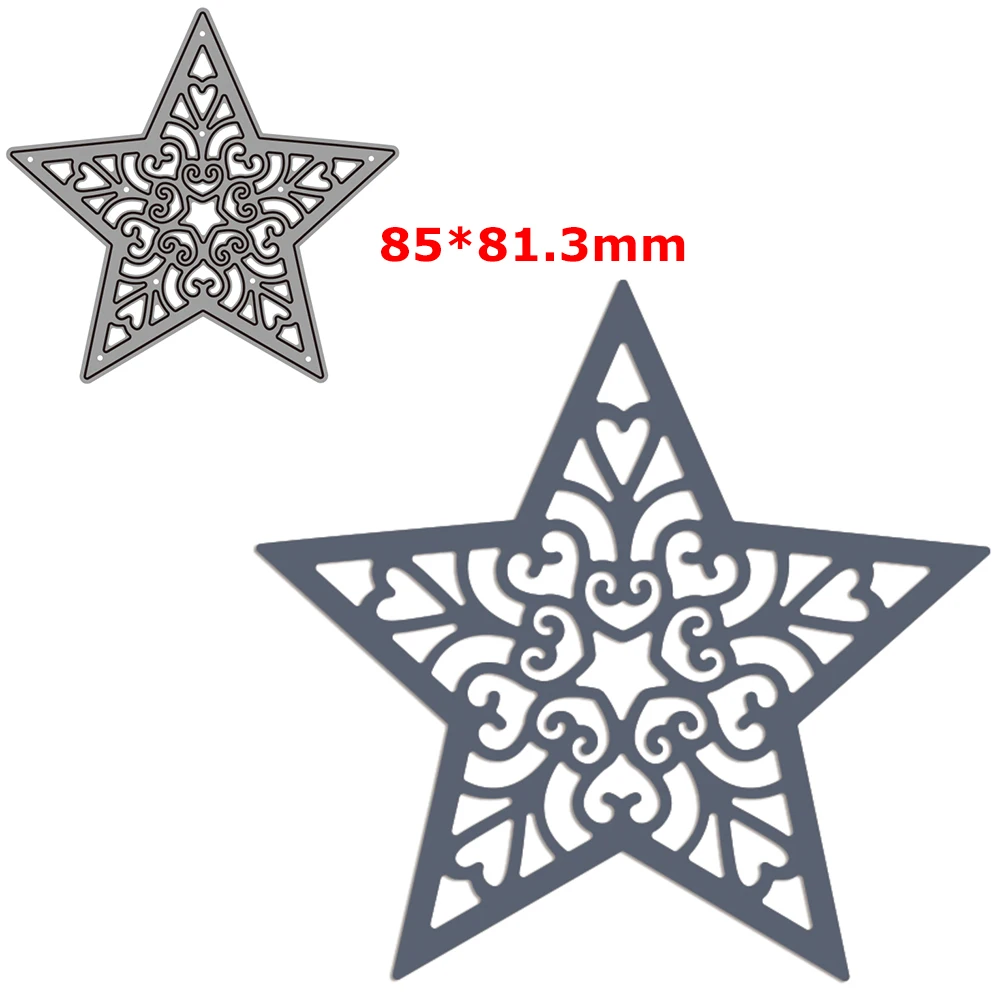 1Pc Stella A Cinque Punte Fustelle In Metallo Coltello Fai Da Te Scrapbooking Carta Artigianale Decor Album Che Fa Modello 2022 Vendita Calda
