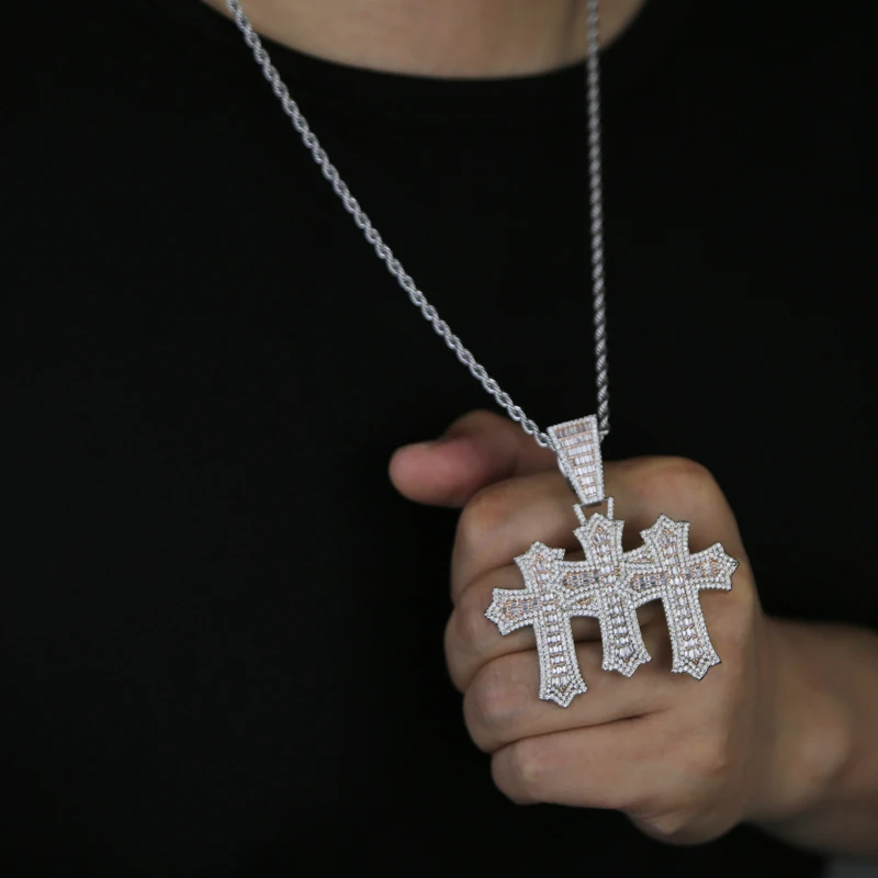 【Hei】cubic cross necklace〜クロスネックレス★韓国発 H1e7175e5da834431a8809f3db73a6