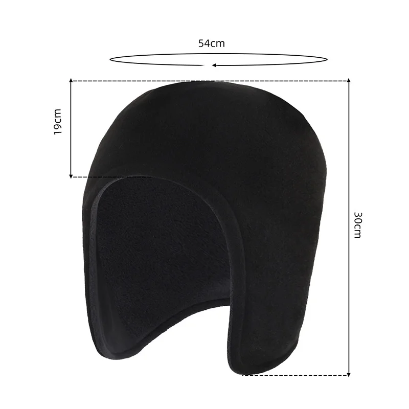Winter Outdoor Cycling Hat Unisex Fleece Warm Hat Earmuffs Sports Cap Snowboard Hiking Riding Ski Windproof Cap Bomber Hats