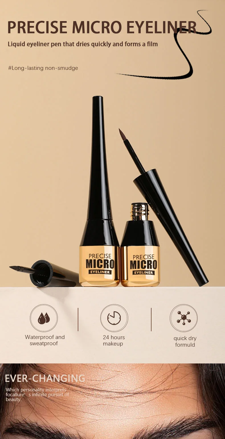 Wasserfester Eyeliner Stift Mit Matter Textur Und Feiner Spitze_voghion.com