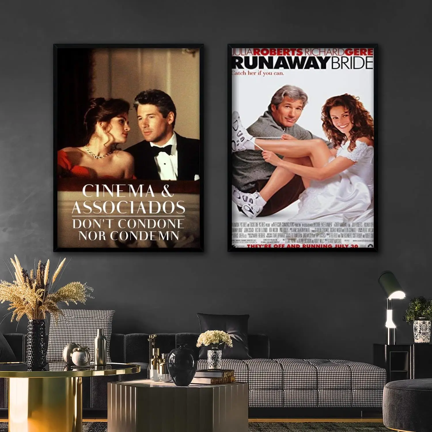 

richard gere julia roberts Decorative Painting Canvas 24x36 Poster Wall Art Living Room Posters Bedroom Painting