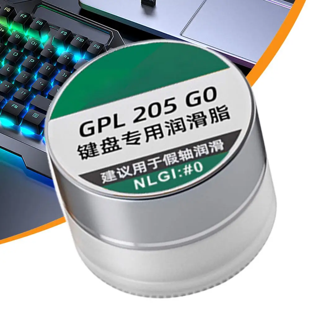 Keyboard Lube Oil Mechanical Keycap Stabilizer Grease Keypad Silencer Lubricating Oil Maintenance Fluorine Grease Reduce Noise