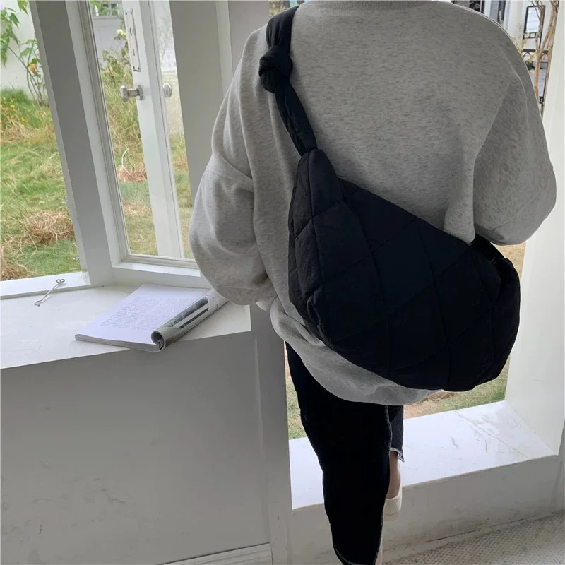 Large Capacity Messenger Bag Daily Outings/Shopping Soft Handbag Men Women Crossbody Bag High Quality Shoulder Bag