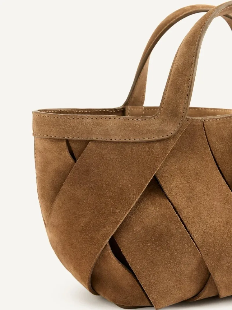 Luxury Faux Suede weave Solid Shoulder Bags High Quality Simple Versatile Fashion New Style Handbags for Women 2025 Hot