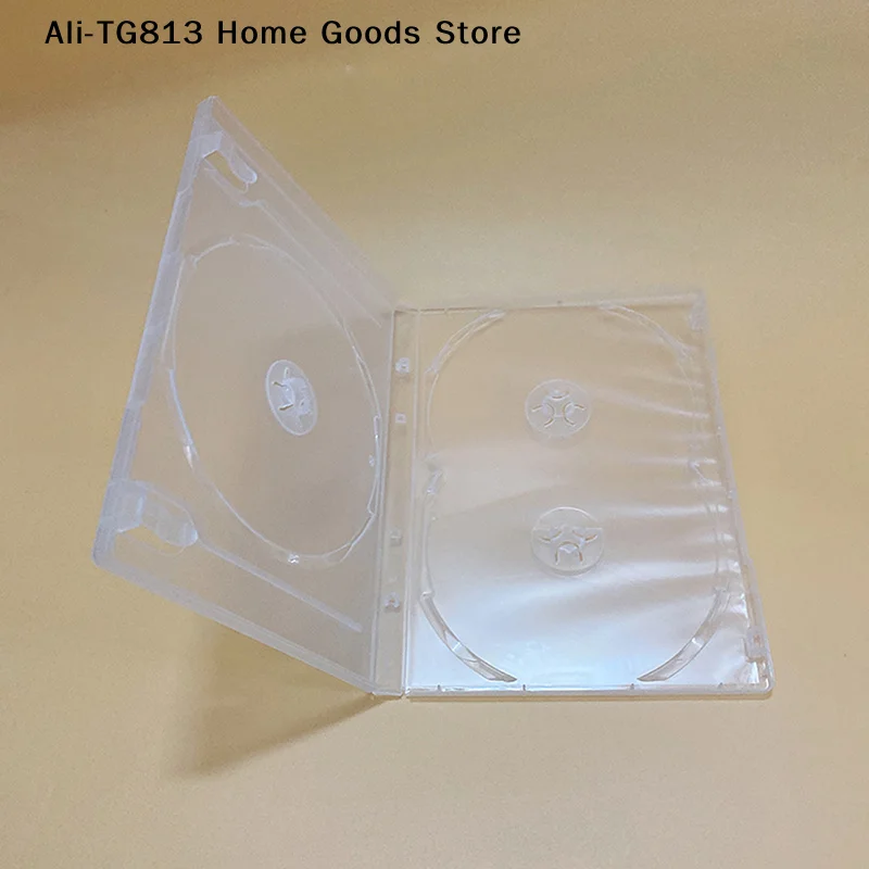 [TG813]정사각형 투명 바닥 CD 박스 빈 CD 케이스 PP 플라스틱 밀키 투명 CD 케이스 CD 케이스 용량 3디스크