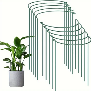 10PCSPlant Telaio di supporto Struttura per vite da arrampicata Staffa da giardinaggio Pomodoro Cetriolo Struttura da arrampicata Vaso da fiori per uso domestico Supporto fisso