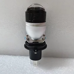 Enhanced H4 LED Headlight Bulb - High - Performance Canbus Lamp with Mini Projector for Motorcycles and Cars (1 piece)