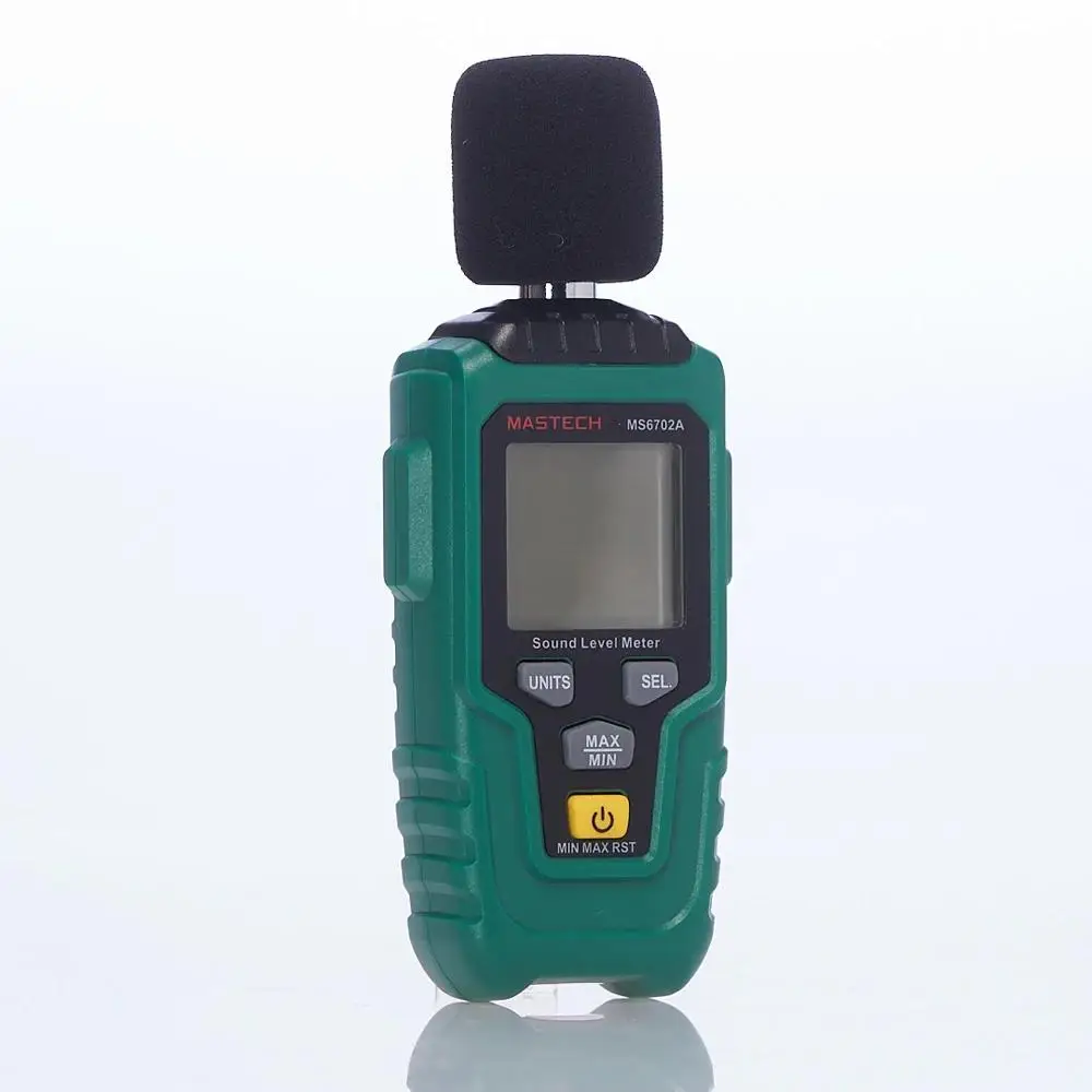 Mastech MS6702A Noise Measuring Instrument db Meter 35~135dB Mini Audio Sound Level Meter Decibel Monitor 5