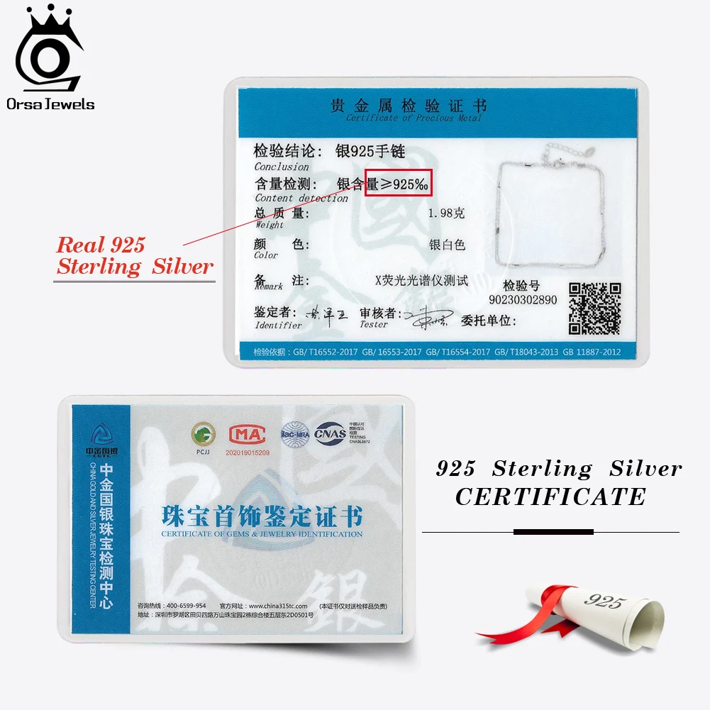 ORSA 보석 레이어드 케이블 체인 발목 수평 바  여성 여름 발 체인 팔찌 발목 스트랩 보석 SA35