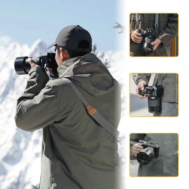 

Ulanzi FALCAM DSLR Camera Shoulder Neck Strap with Magnetic Buckle Universal Adjustable Photography Wrist Strap Camera Accessory