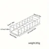 8-grid nail art storage box, cosmetics storage box, dormitory desktop organization, lipstick jewelry box, divided into compartme 6