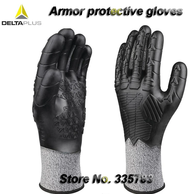 Newly listed Deltaplus heat resistant armor anti-cut gloves Shock protection Nip prevention High temperature resistance 250℃