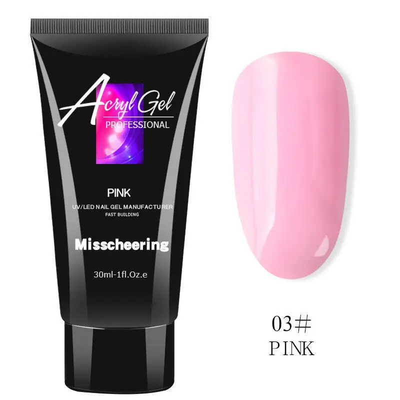 30Ml Poly Uv Gel Per Estensione Rapida 9 Colori Ibdgel Acrilico Builder Gel Uv Soak Off Uv Led Hard Gel Polish Quick Nail Extend