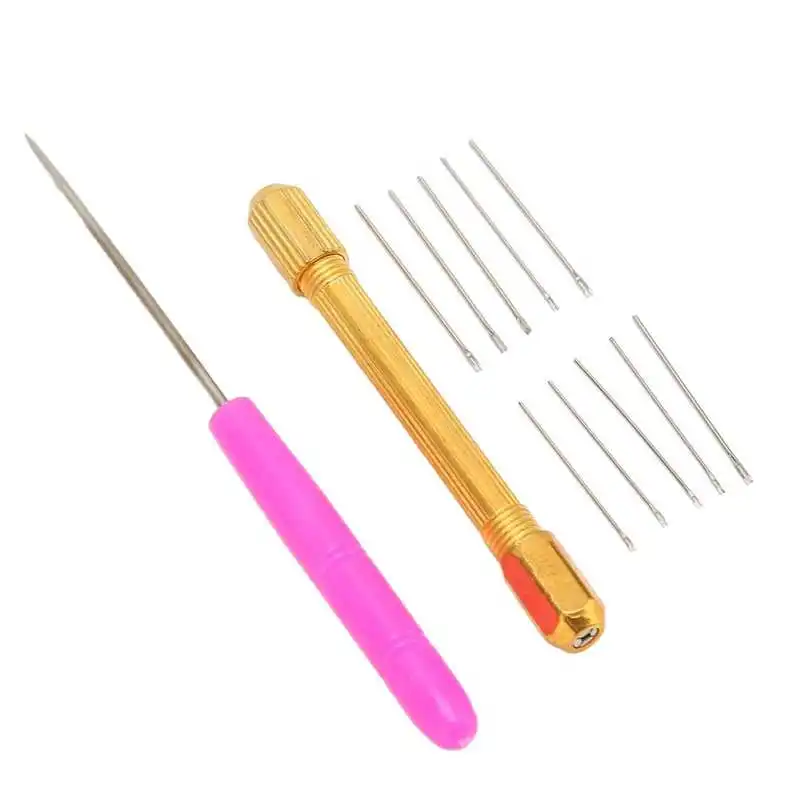 2 Types Doll Hair Rooting Holders 4pcs/10pcs Needles Awl Alloy Handles Doll  Hair Making Accessories Hair Styling Tools - AliExpress