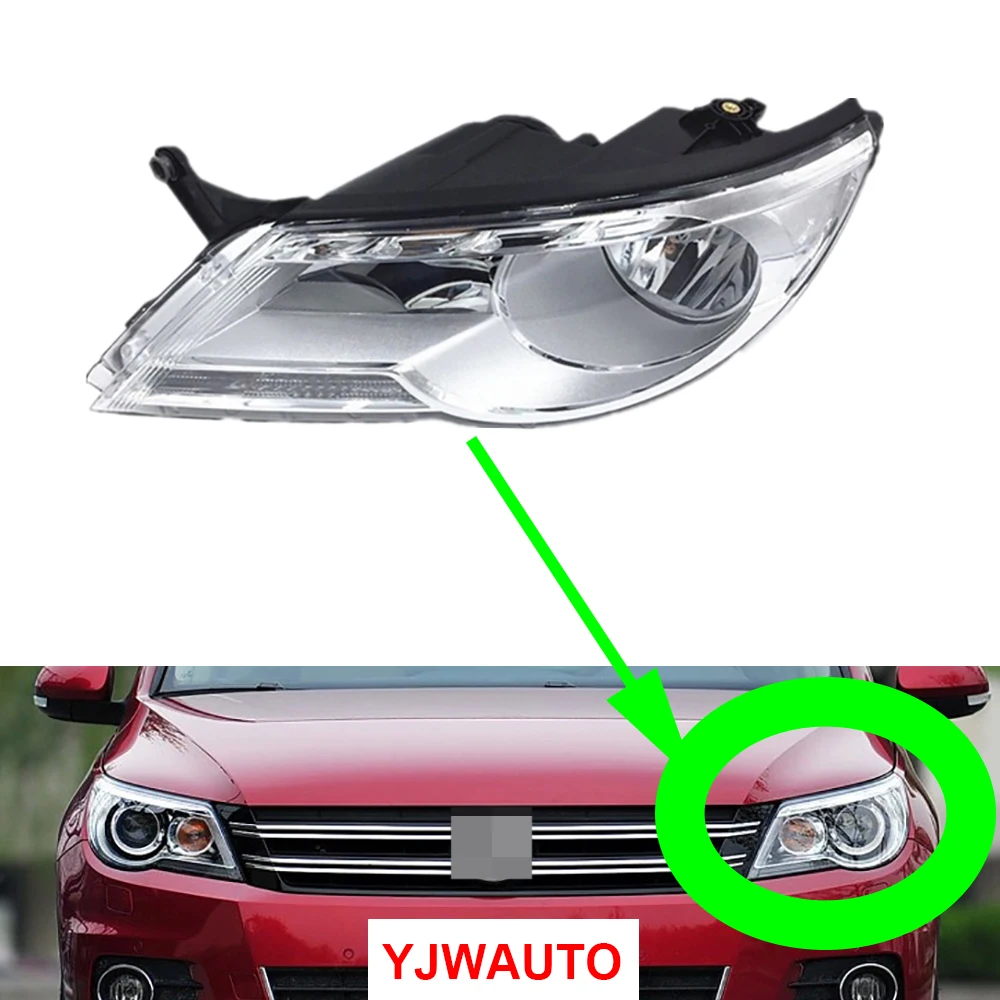 Headlights For VW Tiguan 20092012 Headlamp Assembly Daytime Running