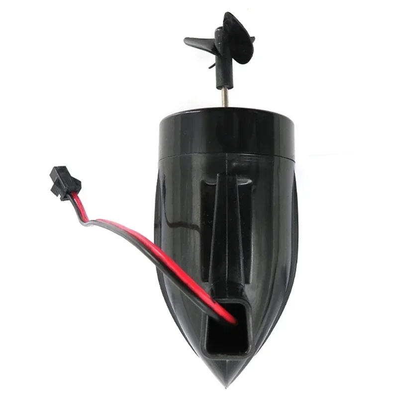 Moteur de bateau télécommandé 13cm, pièce de rechange pour RC boat, vue de dessus avec dissipateur thermique.