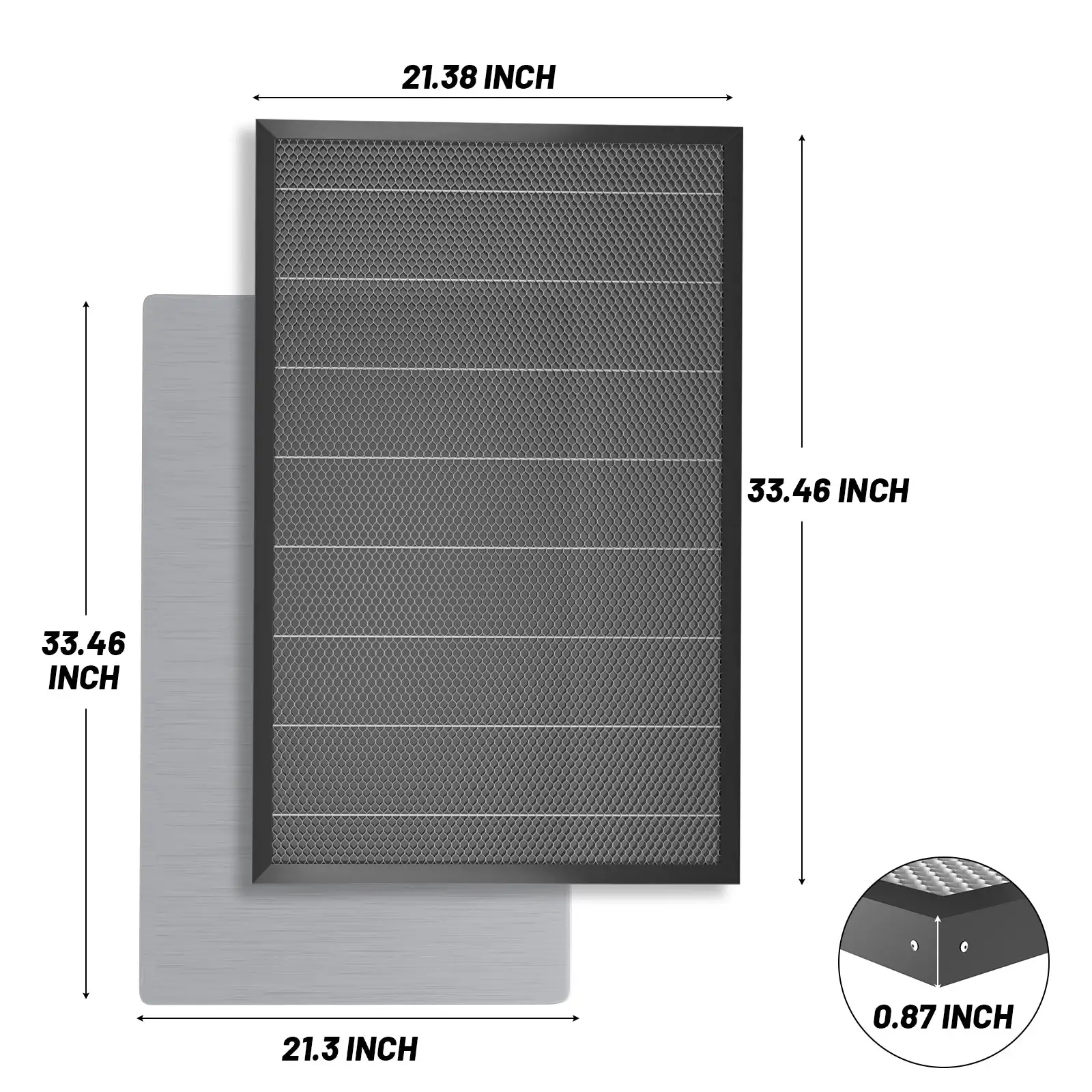 NEJE High-Quality And Sturdy Honeycomb Board Provide Protection For MAX Machine 530*850 MM MACHINE TABLE,