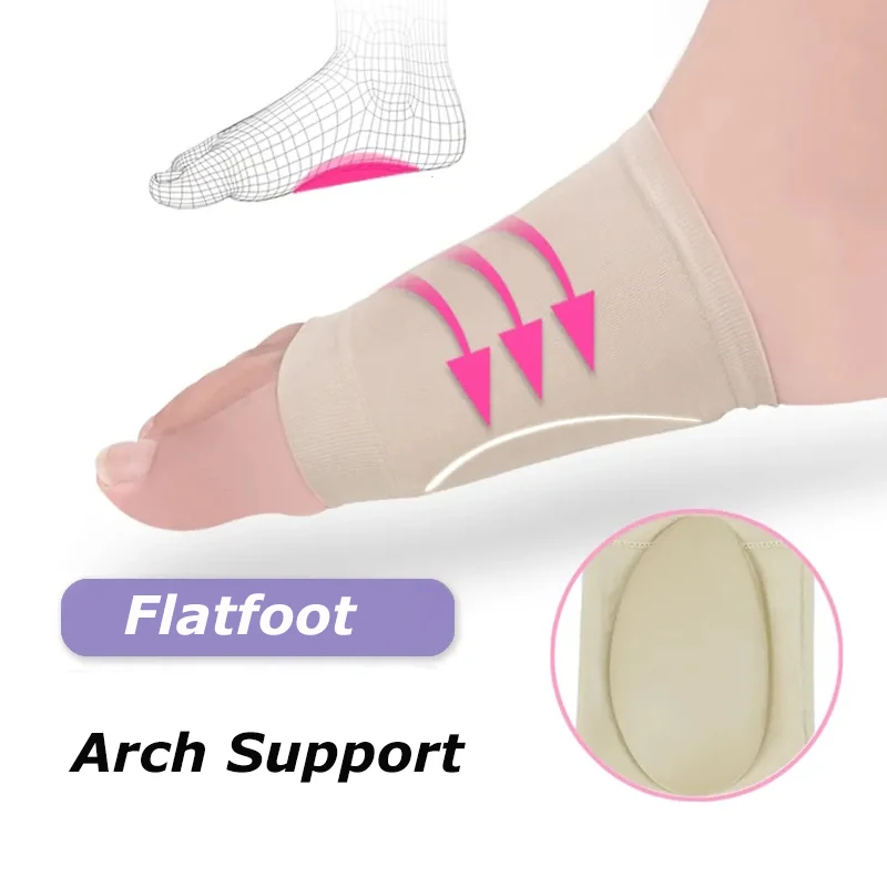 

Arch Support Orthotic Plantar Fasciitis Cushion Pads Sleeve Heel Spurs Flat Feet Orthopedic Pad Correction Insoles Foot Care Pad