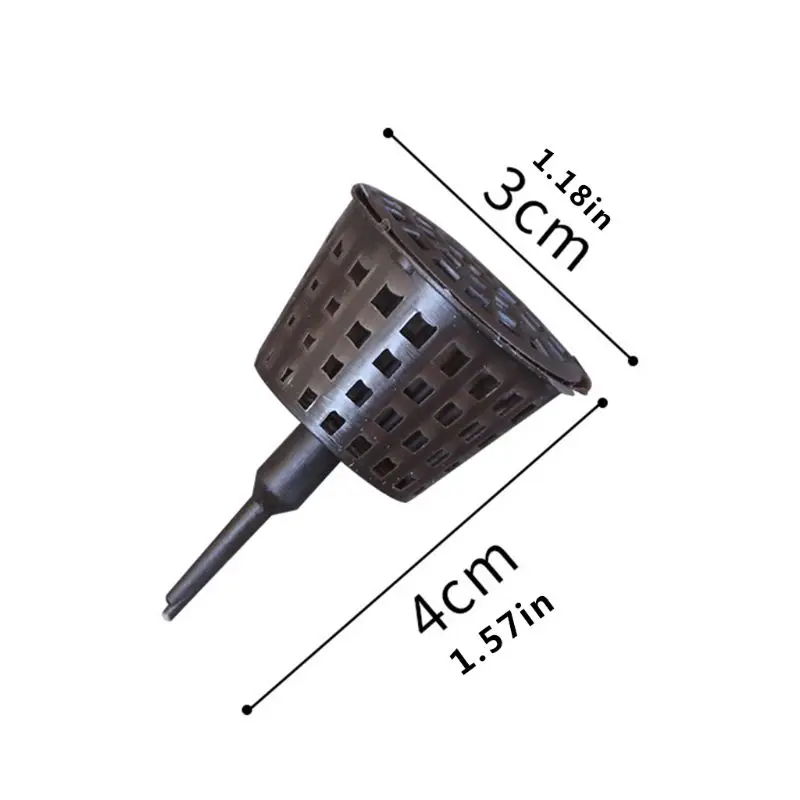 100 Pcs/pack Plant Fertilizer Baskets With Lid Cultivate Park Root Nursery Pots Bonsai Agriculture Aquarium Porta 6