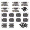 15pcs Cabinet Hinge And Hasp Latch For Cabinet Furniture Hinges Mounting Tool Decorative Jewelry Wooden Box Fixing Hardware 6