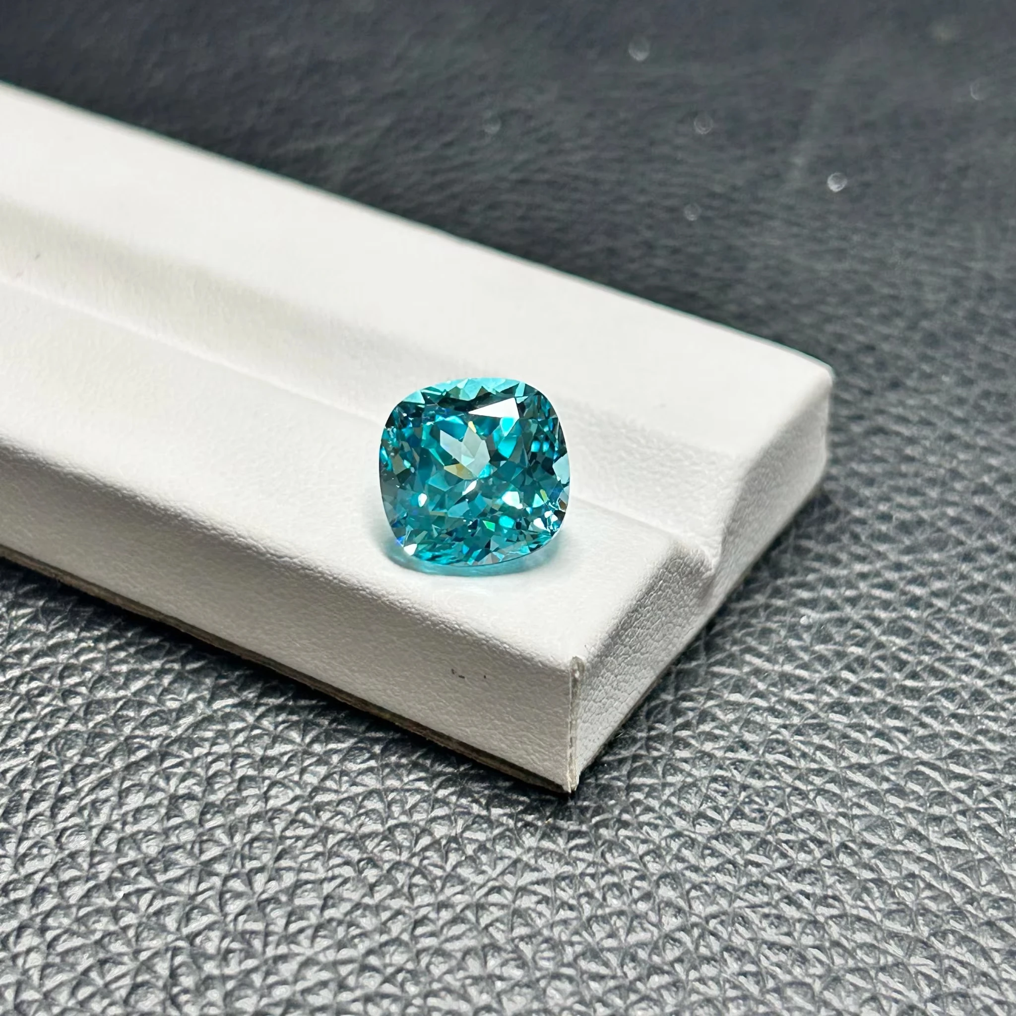 Top Quality 0.3-31ct Lab Grown Paraiba Gemstone Asscher Shape Loose Gemstones Paraiba For Jewelry Making with AGL Certificate