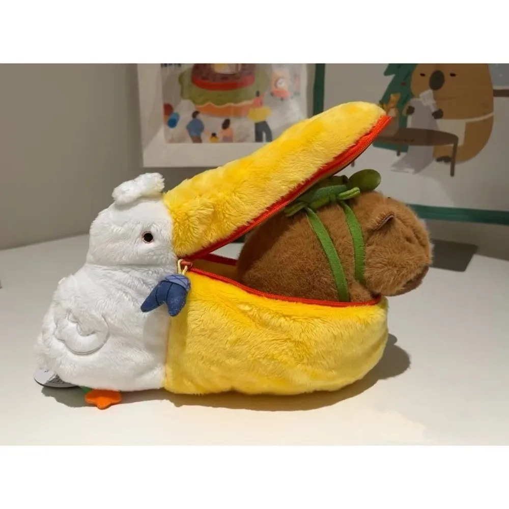 

Plush Pelican Bag Funny Pencil Cases Zipper Pen Bag Zero Wallet Zero Wallet School Supplies Pencil Pouch