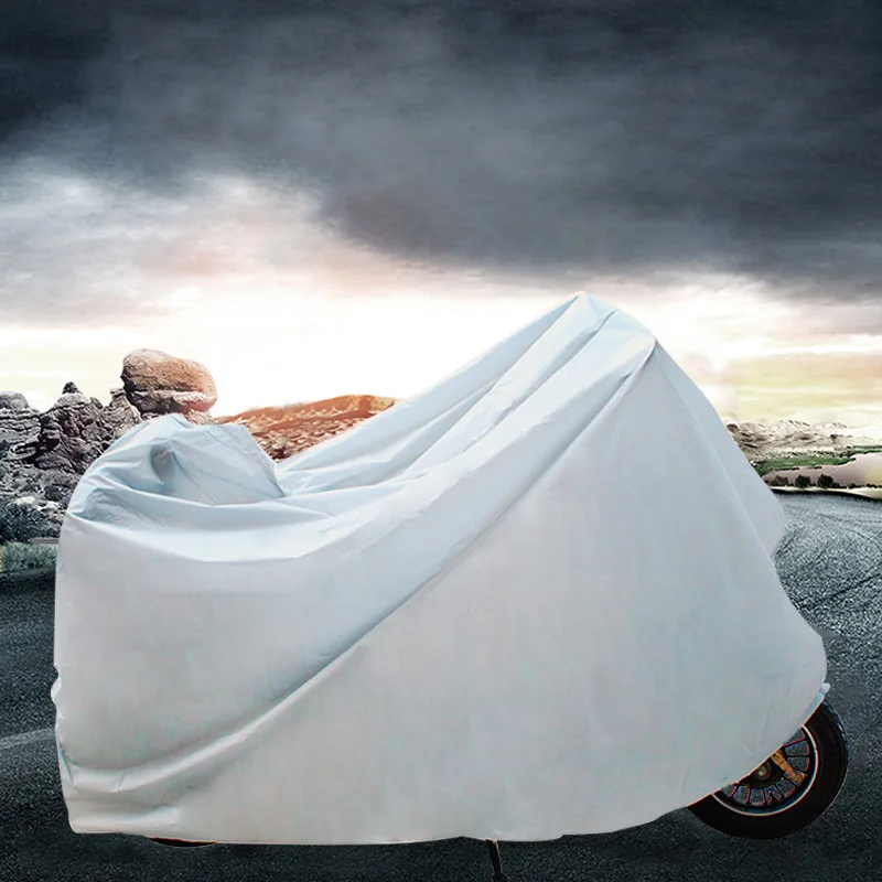 All-Season Waterproof & UV-Protective Motorcycle Cover with Durable, Wear-Resistant Fabric