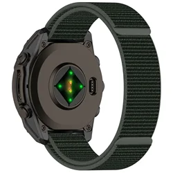 Versatile Nylon Watch Strap - Multiple Sizes Available - Garmin Tactix8 47mm (Army green)