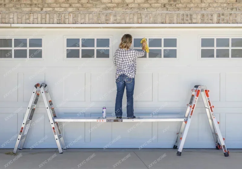 Little Giant LT M17 Aluminum Multi-Use Ladder with Wheels Type 1A-300 lbs. Rated