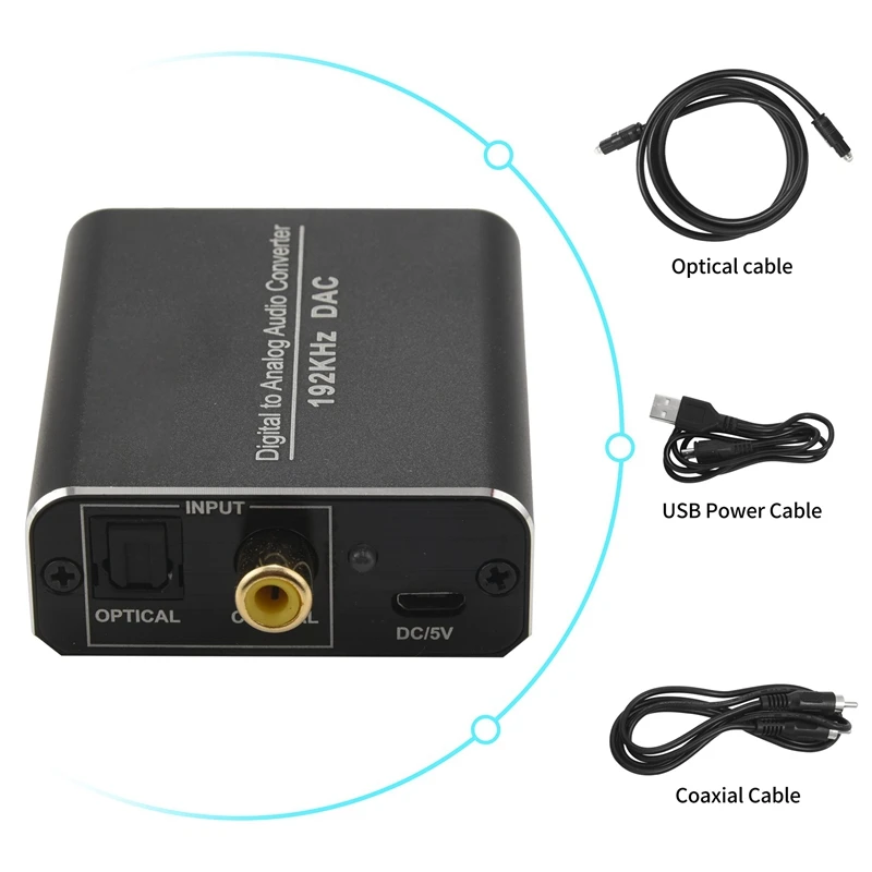 DAC , ˷̴ 192Khz /Toslink Ƴα RCA L/R    PS3 PS4 HDTV  