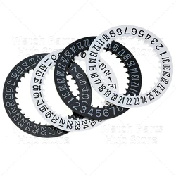 Enhanced Watch Calendar Day Date Dial, Date Wheel for Modding at 3/6 O’clock Position (Black - date at 6)