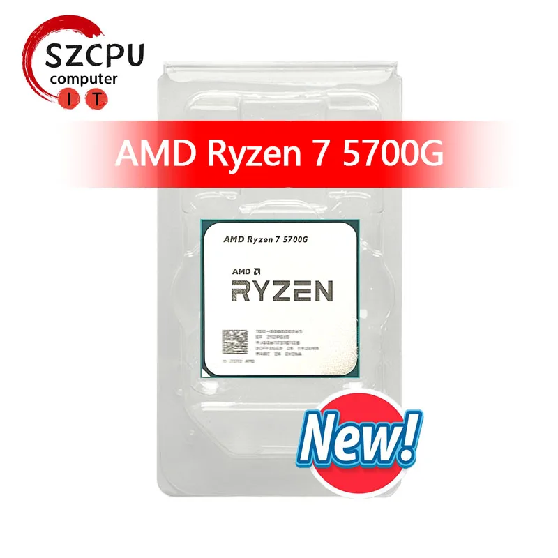 AMD New R7 5700G Ryzen 7 5700G 3.8GHz Eight-Core 16-Thread 65W CPU