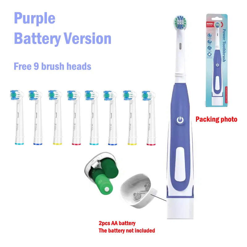 Electric Toothbrush with Soft Bristle Rotation and Gum Care for Enhanced Teeth Whitening