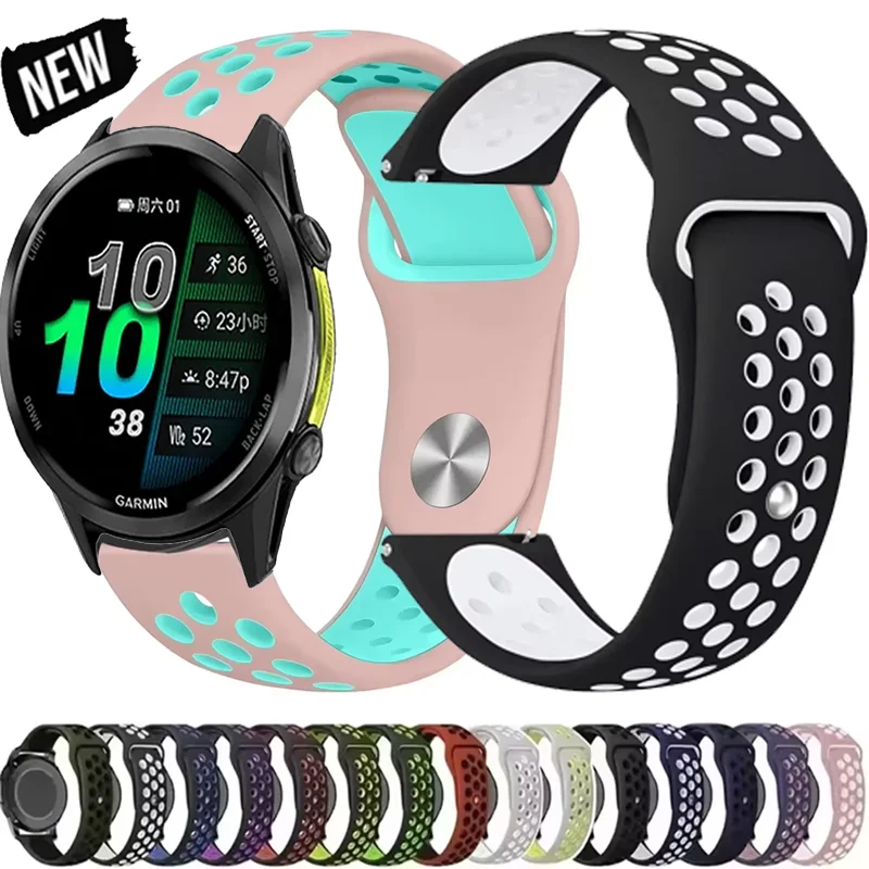 Versatile Silicone Watch Strap - 18mm, 20mm, 22mm Adjustable Bracelet