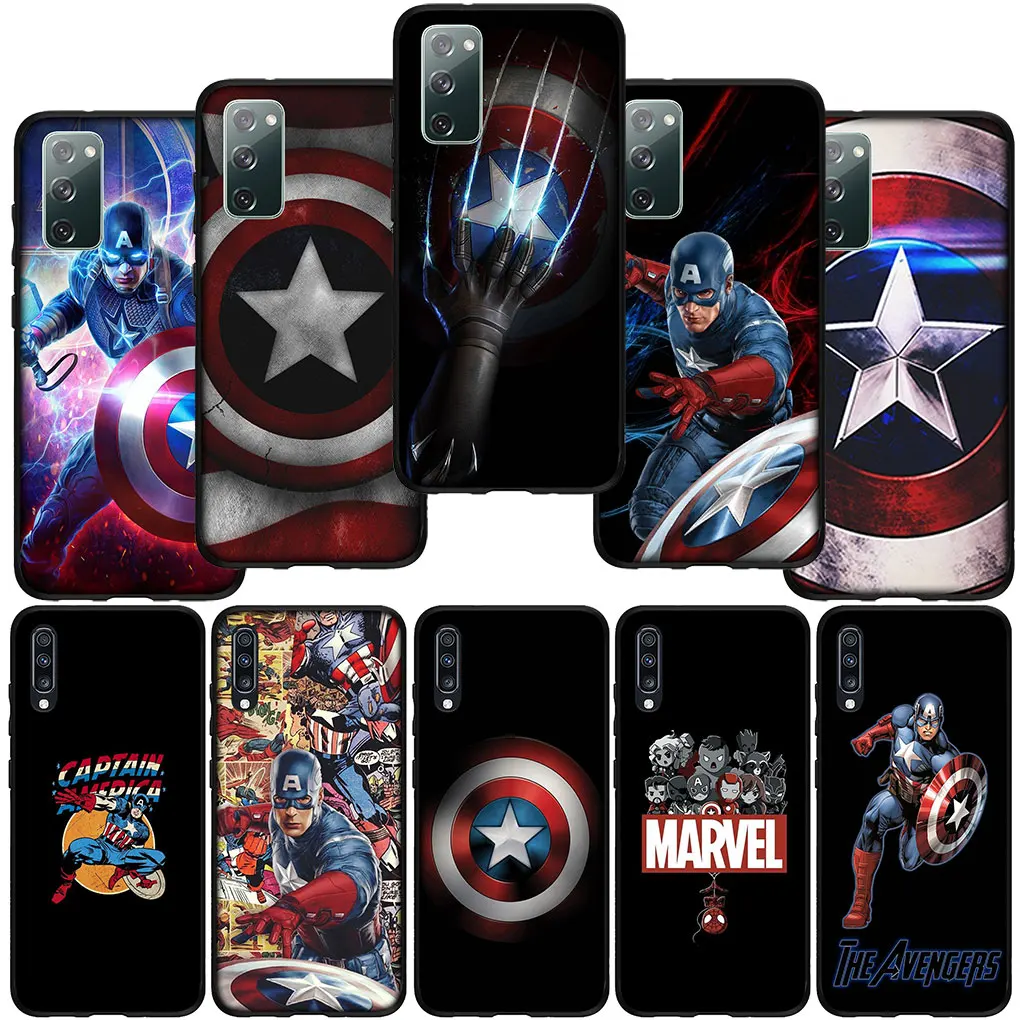 Funda para Poco F5 5G Oficial de Marvel Capitán América Escudo