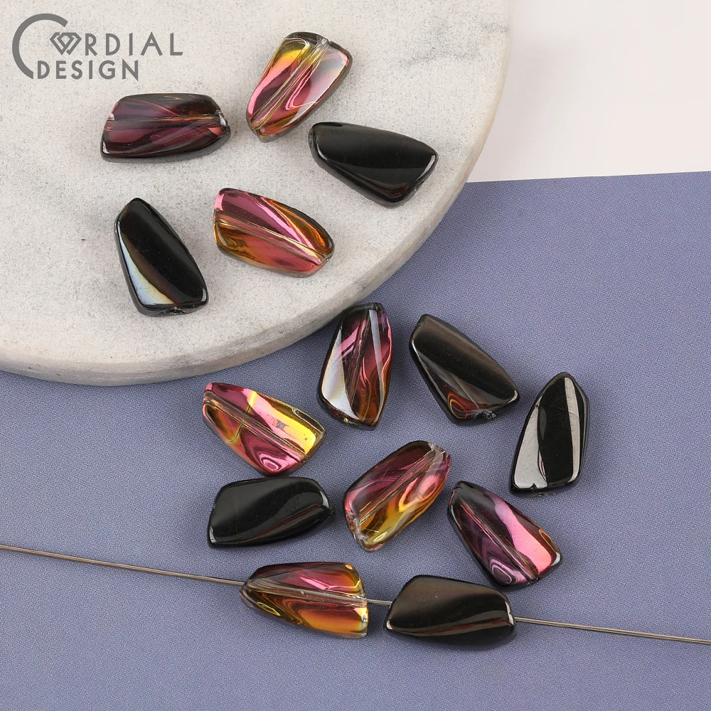 Cordial Design 9*16MM 300pcs Beads Making/Irregular Shape/DIY Glass Bead/Aurora Effect/Hand Made/Jewelry Findings & Components 13 Cordial Design 9*16MM 300pcs Beads Making/Irregular Shape/DIY Glass Bead/Aurora Effect/Hand Made/Jewelry Findings & Components - cordial