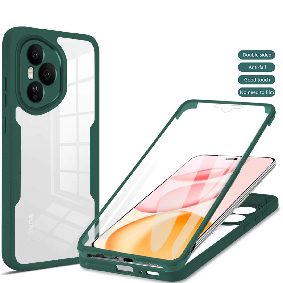 Ultimate Full-Body Protection Phone Case with 360-Degree Double-Sided Coverage