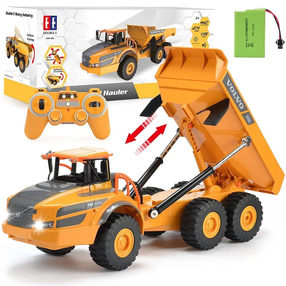 Robot Tank RC Dumper 2.4GHz - Camion Benne Tout Terrain Métal
