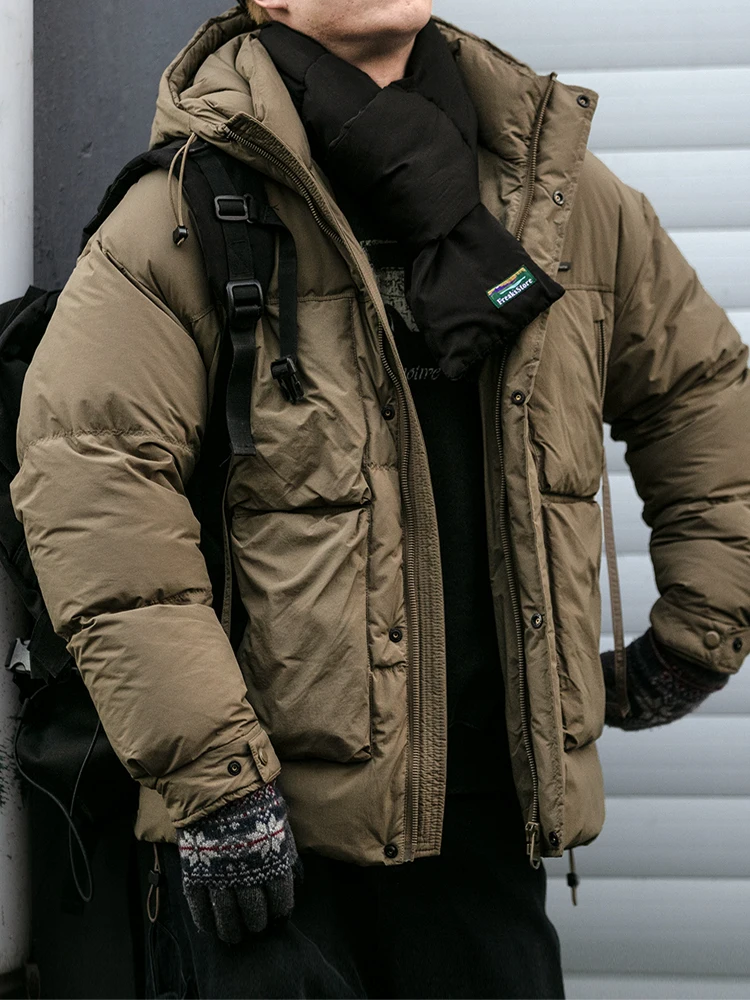 Winter Men'S Padding Outdoor Windproof Down Jacket Korean Fashion Lightweight Padded Jackets Harajuku Casual Puffer Coat Male